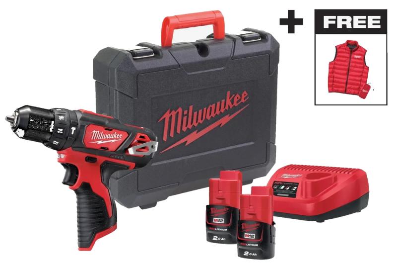 Акумуляторний ударний шурупокрут Milwaukee M12 BPD-202C (4933499465), фото 3
