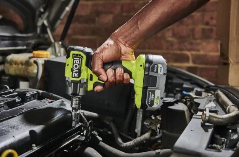 Акумуляторний гайкокрут Ryobi ONE+ HP RIW18C-0 (5133005898) (без АКБ та ЗП), фото 5