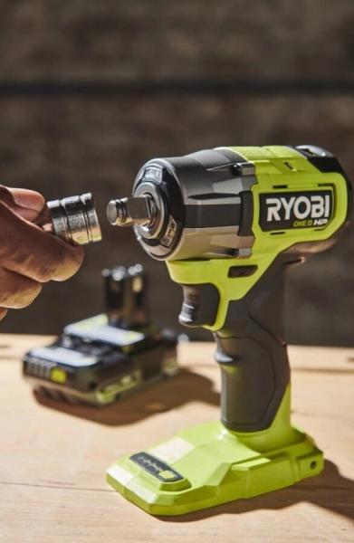 Акумуляторний гайкокрут Ryobi ONE+ HP RIW18C-0 (5133005898) (без АКБ та ЗП), фото 3