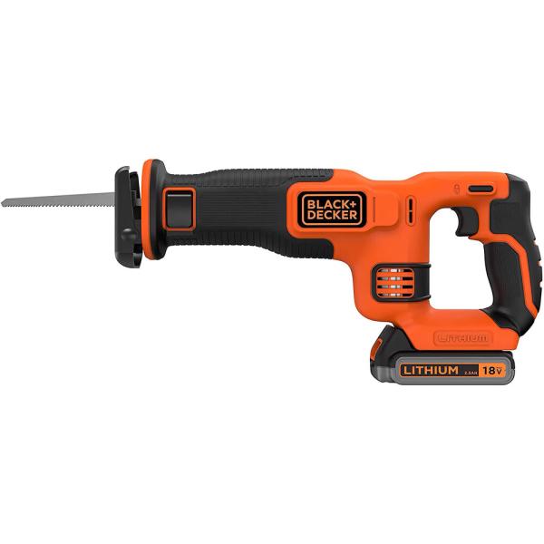 Пила шабельна акумуляторна BLACK + DECKER BDCR18E1, фото 2