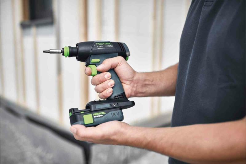 Акумуляторний дриль-шурупокрут Festool T 18+3-Basic (576448) (без АКБ та ЗП), фото 8