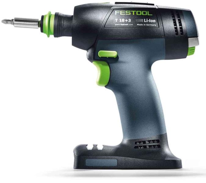 Акумуляторний дриль-шурупокрут Festool T 18+3-Basic (576448) (без АКБ та ЗП), фото 2