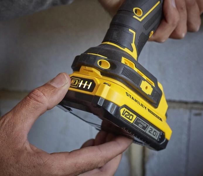 Дриль-шурупокрут ударний Stanley FatMax SFMCD715D2K, фото 5