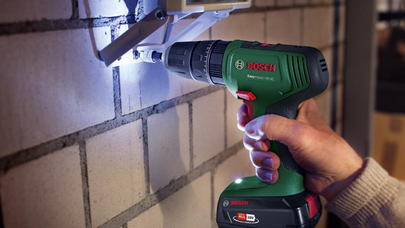 Акумуляторний ударний дриль-шурупокрут Bosch EasyImpact 18V-40 (06039D8107), фото 2