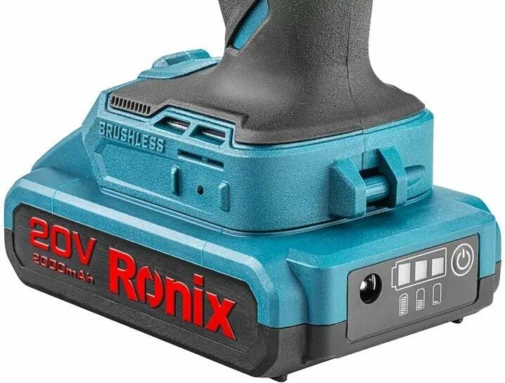 Акумуляторний ударний шурупокрут Ronix (8905K), фото 10