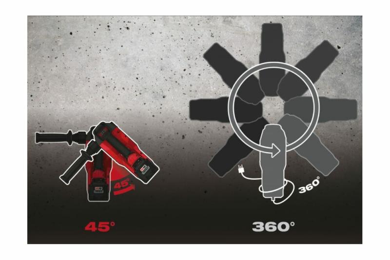 Акумуляторний перфоратор Milwaukee M18 FUEL FHM-0C (4933464893) (без АКБ та ЗП), фото 8