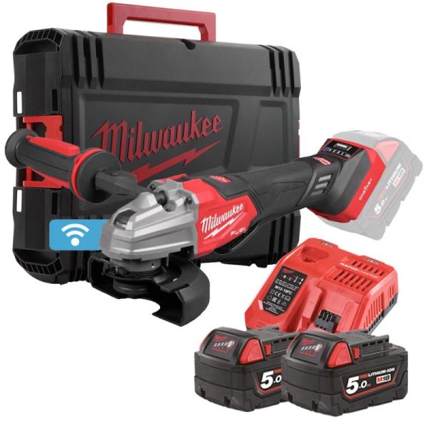 Акумуляторна кутова шліфмашина Milwaukee M18 FSAGSVO125X-502X (4933493553), фото 7