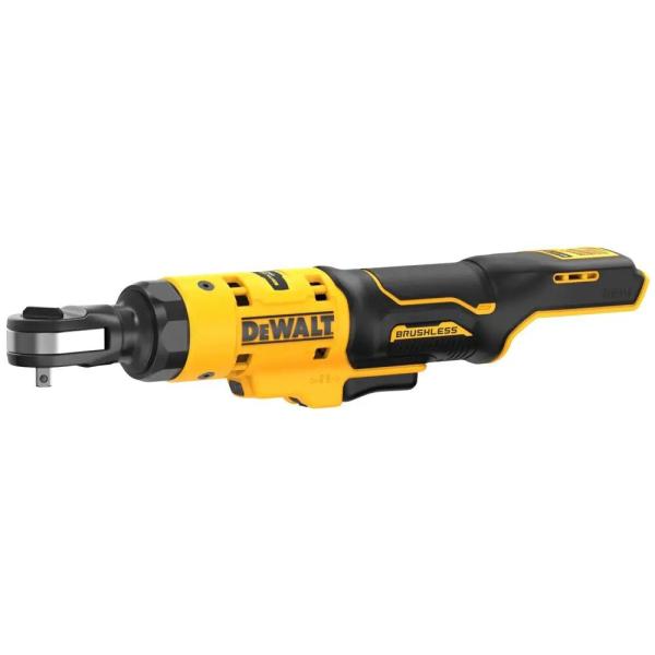 Акумуляторний гайковерт кутовий-тріскач DeWALT DCF503N (без АКБ та ЗП), фото 3