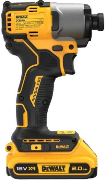 Шурупокрут ударний акумуляторний DeWalt DCF840D2T, фото 2