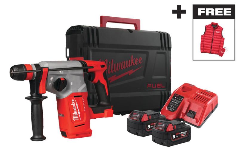 Акумуляторний перфоратор Milwaukee M18 BLHXMC-502X (4933499459), фото 10