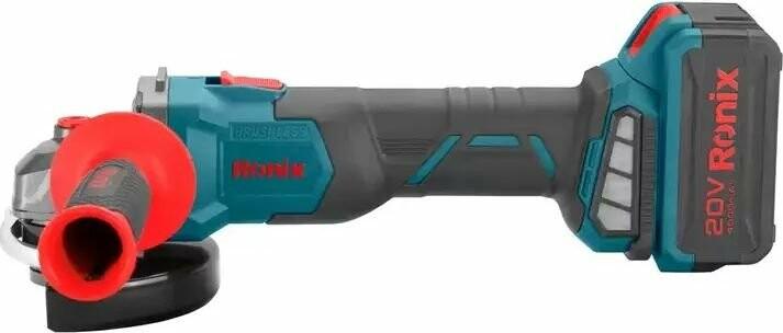 Акумуляторна кутова шліфувальна машина Ronix (8901K), фото 2