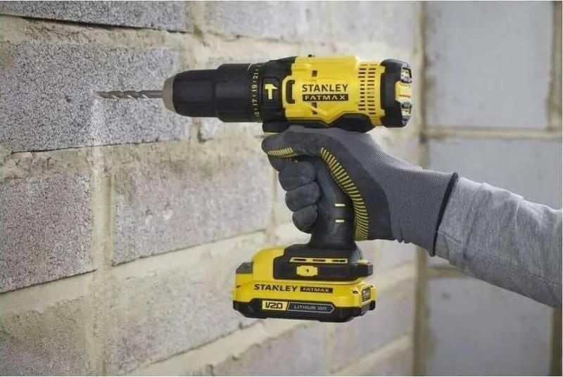 Дриль-шурупокрут ударний Stanley FatMax SFMCD711C2K, фото 2