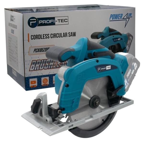 Акумуляторна дискова пилка PROFI-TEC PCA18520BL (006289) (без АКБ та ЗП), фото 10