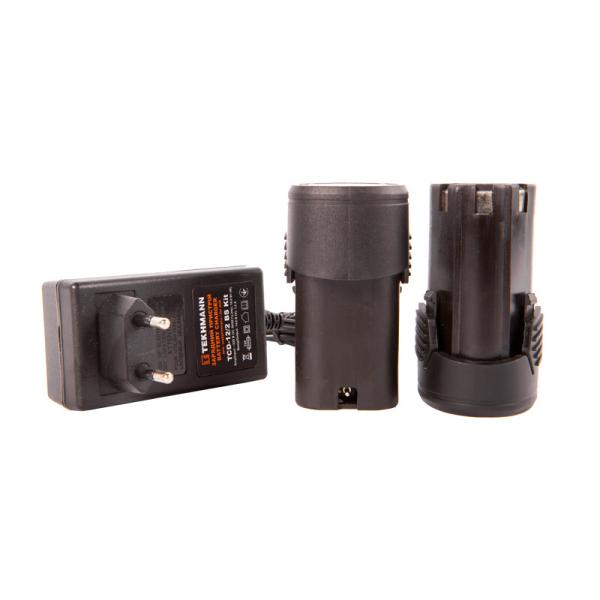 Шуруповерт акумуляторний Tekhmann TCD-12/2 BS Kit (850979), фото 7
