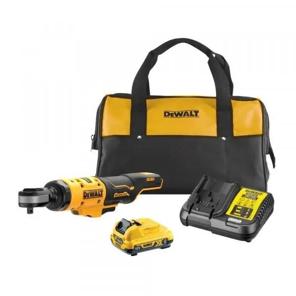 Акумуляторний гайковерт кутовий-тріскач DeWALT DCF503D1, фото 5