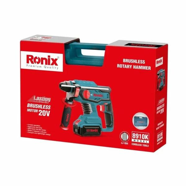 Акумуляторний перфоратор Ronix (8910K), фото 9