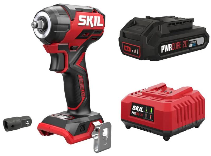 Акумуляторний гайкокрут SKIL 3265 CA Compact (SD1E3265CA+BC1E3110AA)