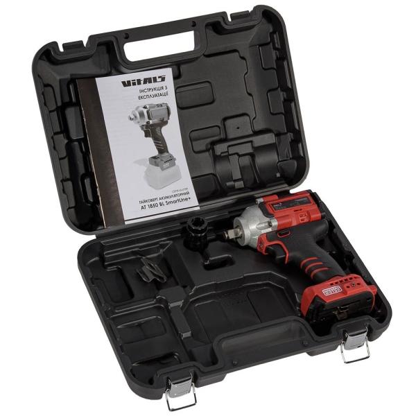 Акумуляторний гайкокрут Vitals Master AT 1850 BL SmartLine+ (243523) (без АКБ та ЗП), фото 12
