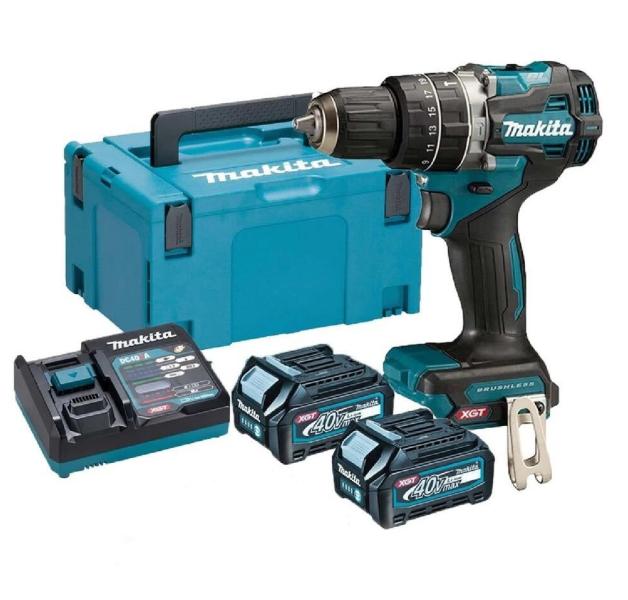 Акумуляторний шурупокрут Makita XGT (HP002GA201), фото 2