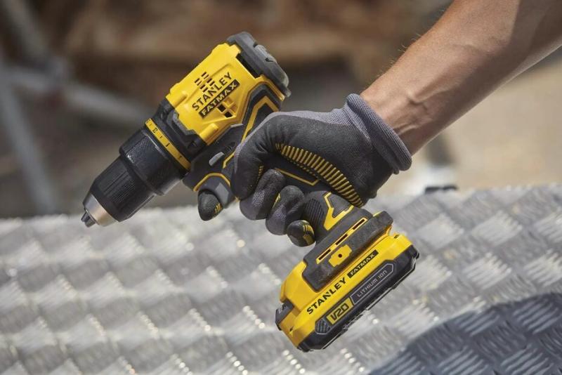 Дриль-шурупокрут акумуляторний Stanley FatMax SFMCD710D2K, фото 8