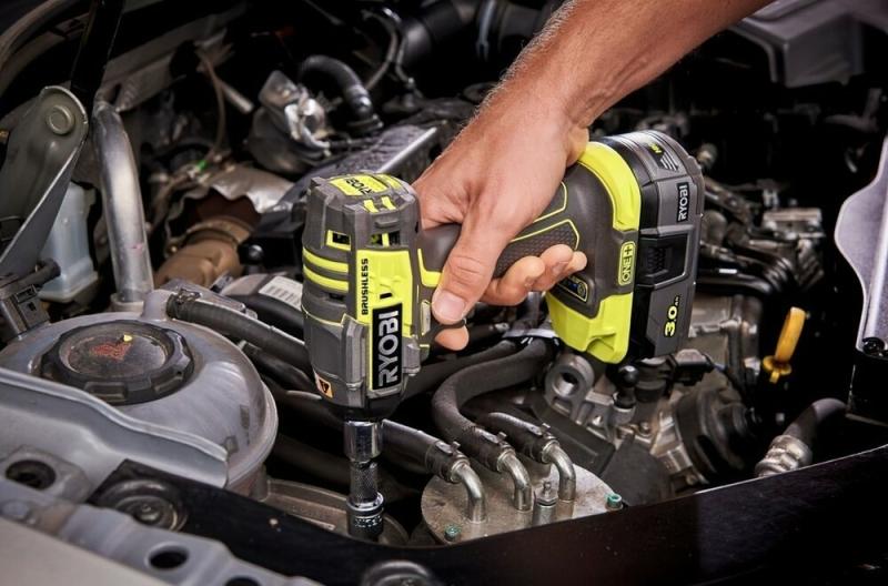 Акумуляторний ударний гайкокрут Ryobi RIW18X-0 (без АКБ та ЗП), фото 8