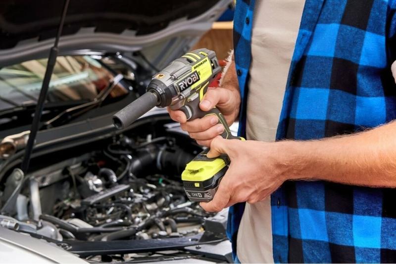 Акумуляторний ударний гайкокрут Ryobi RIW18X-0 (без АКБ та ЗП), фото 3
