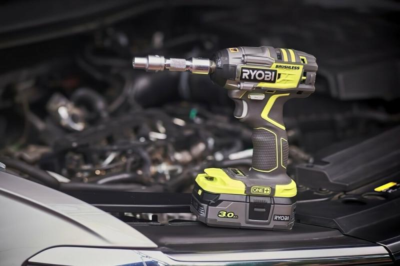 Акумуляторний ударний гайкокрут Ryobi RIW18X-0 (без АКБ та ЗП), фото 7