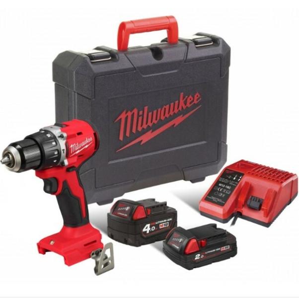 Дриль-шуруповерт акумуляторний безщітковий ударний MILWAUKEE BLPDRC-422С М18 (4933492825), фото 2
