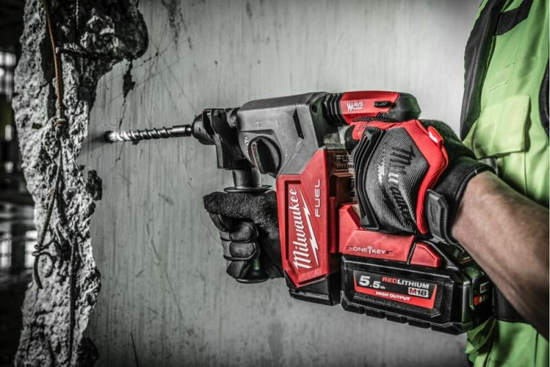 Акумуляторний перфоратор Milwaukee M18 FHX-0 (4933478887) (без АКБ та ЗП), фото 8