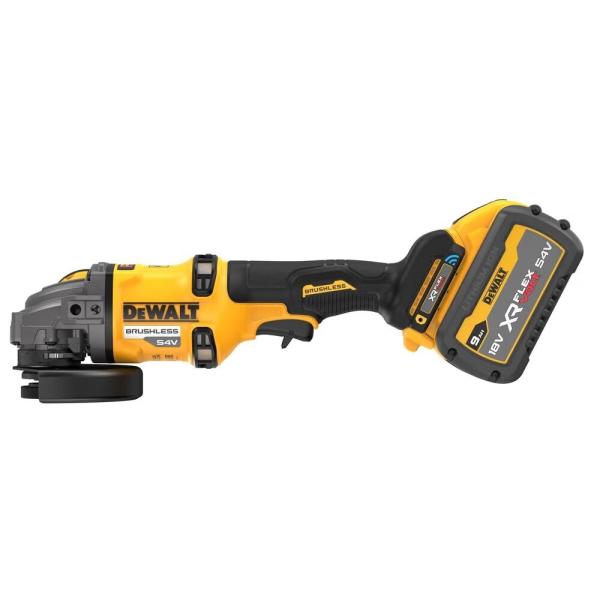 Акумуляторна кутова шліфмашина DeWALT (DCG418SHDX2), фото 5