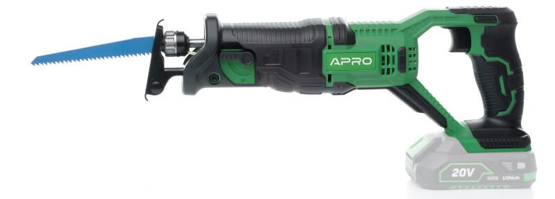 Акумуляторна шабельна пилка APRO 20CS (895386) (без АКБ та ЗП)