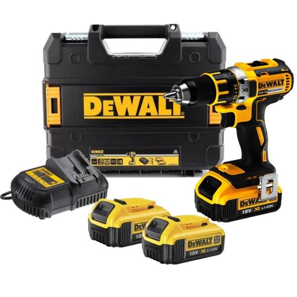 Дріль-шуруповерт DeWALT 18 В 4 Ач 60 Нм (DCD790M3), фото 2