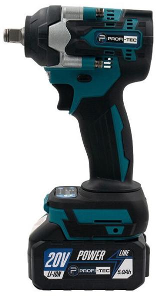 Акумуляторний гайкокрут PROFI-TEC DTW500BL (006321), фото 3