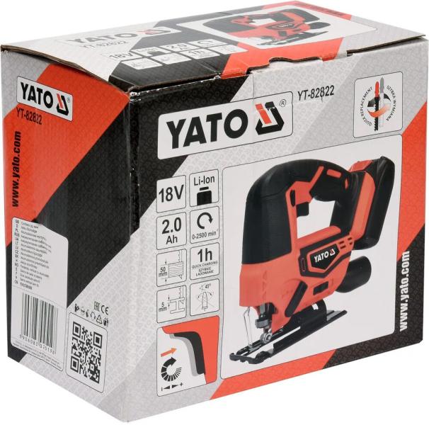 Акумуляторний лобзик Yato YT-82822, фото 3