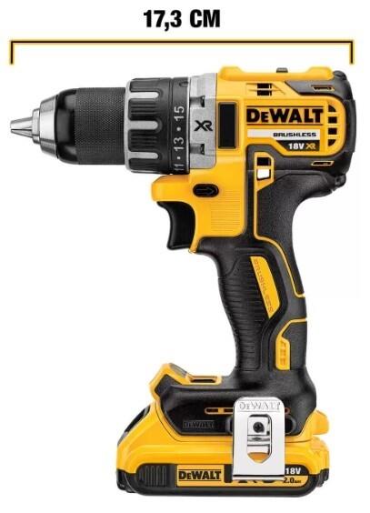 Дриль-шурупокрут акумуляторний безщітковий DeWALT DCD791NT+DCB183, фото 8