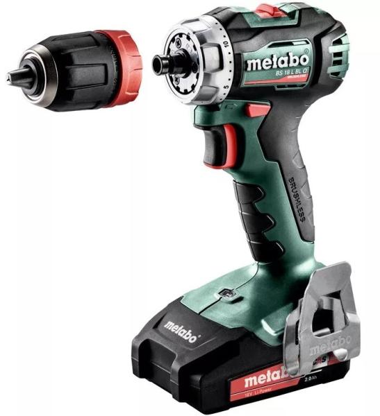 Акумуляторний шурупокрут Metabo BS 18 L BL Quick (613156500), фото 2