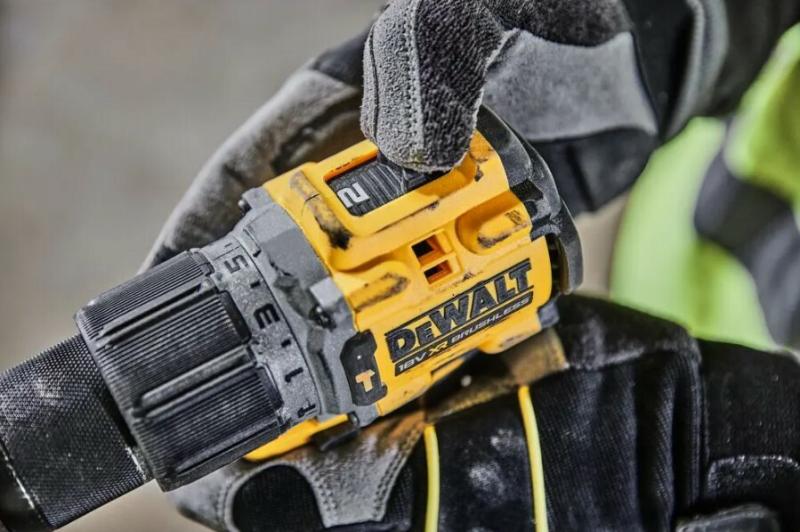 Дриль-шурупокрут акумуляторний безщітковий ударний DeWalt DCD805E2T, фото 2