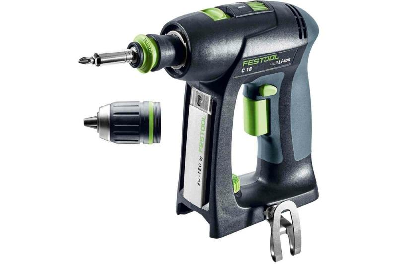 Акумуляторний дриль-шурупокрут Festool C 18-Basic (576434) (без АКБ та ЗП), фото 8