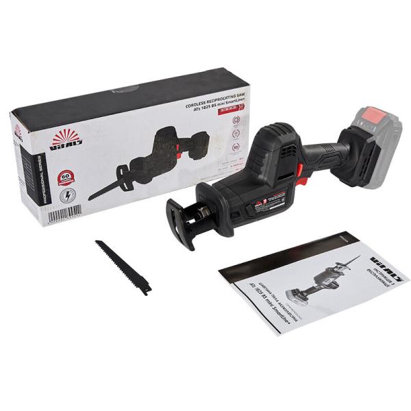 Пила шабельна акумуляторна Vitals Professional ATz 1825 BS mini SmartLine+ (без акумулятора і ЗП) (184454), фото 6