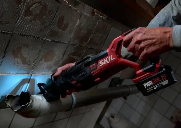 Акумуляторна шабельна пилка SKIL 3480 CB XP (SW1E3480CB+BC1E3110AA), фото 5
