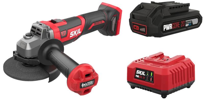 Акумуляторна кутова шліфувальна машина SKIL 3930 CB XP (AG1E3930CB+BC1E3110AA), фото 2
