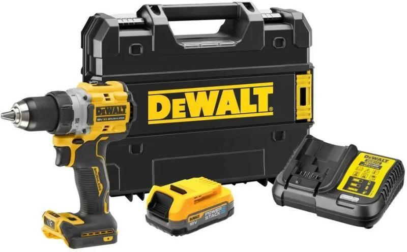 Дриль-шурупокрут акумуляторний безщітковий DeWalt DCD800E1T+DCB183, фото 8