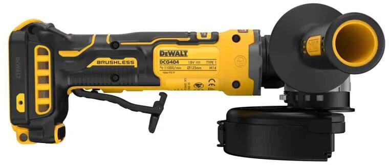 Акумуляторна кутова шліфмашина DeWALT DCG404N (без АКБ та ЗП), фото 3
