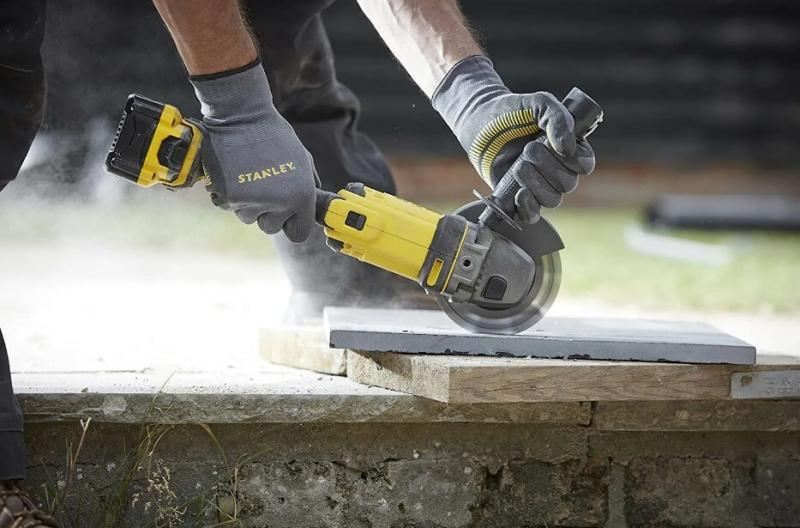 Акумуляторна кутова шліфувальна машина Stanley FatMax SFMCG400M2K, фото 7