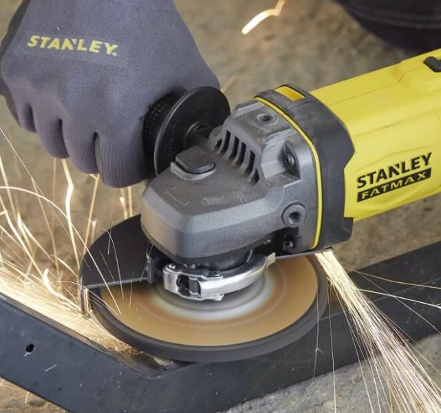 Акумуляторна кутова шліфувальна машина Stanley FatMax SFMCG400M2K, фото 5