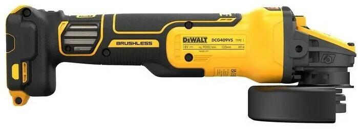 Шліфмашина кутова акумуляторна DeWalt DCG409VSN (без АКБ та ЗП), фото 5