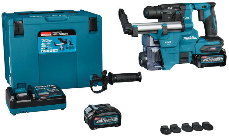 Акумуляторний перфоратор Makita XGT HR010GD201, фото 9