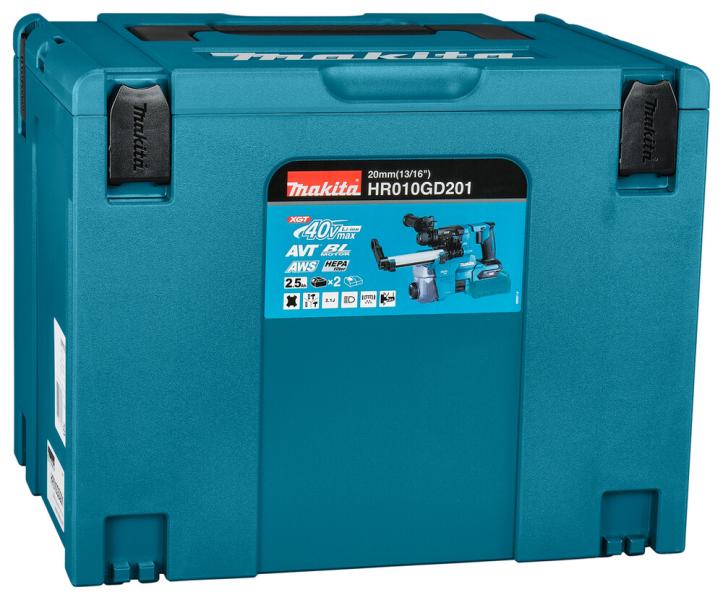 Акумуляторний перфоратор Makita XGT HR010GD201, фото 8