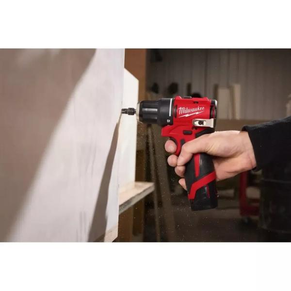 Акумуляторний шурупокрут Milwaukee M12 BLPDRC-0 (4933500421) (без АКБ та ЗП), фото 6