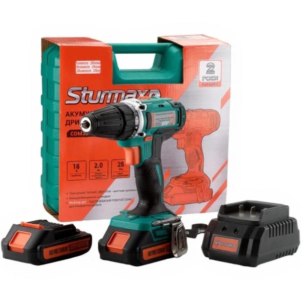 Акумуляторний шурупокрут Sturmax CDM3218LB, фото 6